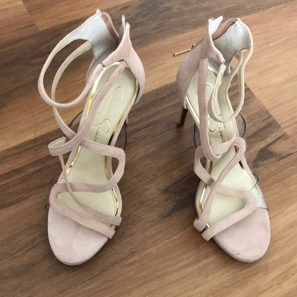 Jessica Simpson Nude heel pumps